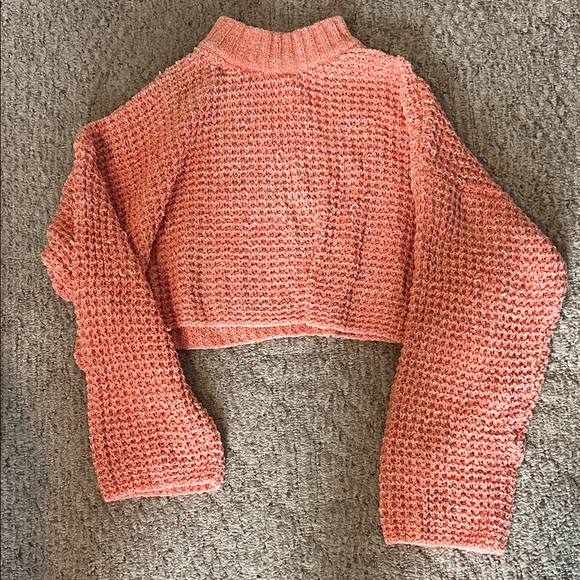 Urban Outfitters Sweaters - Cozy Coral Knit Sweater Urban Outfitters